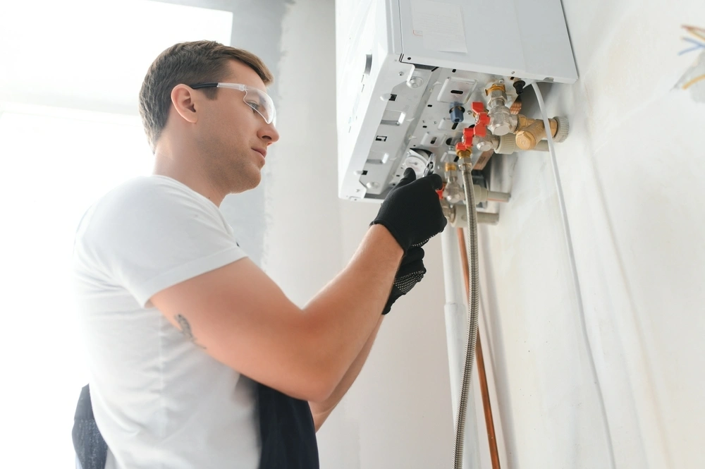 professional-plumber-checking-boiler-pipes-service